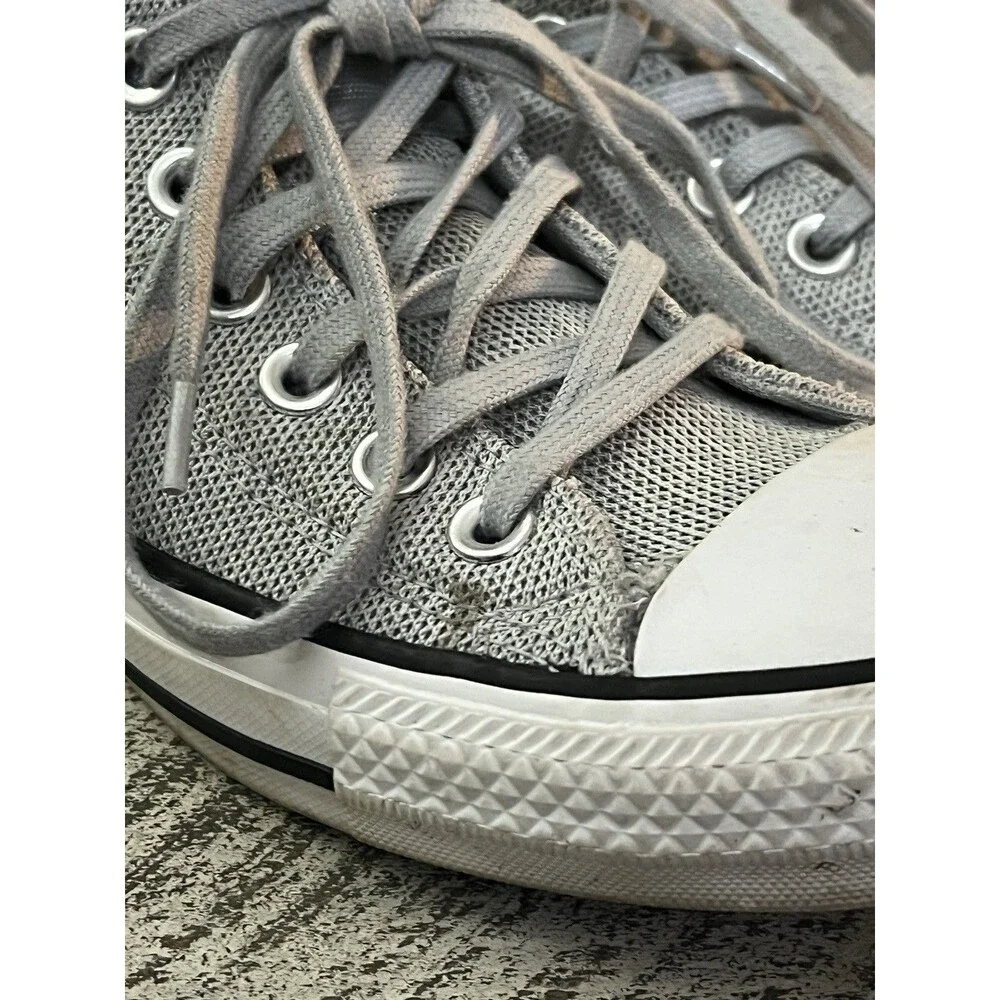 CONVERSE Chuck Taylor All Star Madison Mid High Top/Gray & White Sneakers Size 8